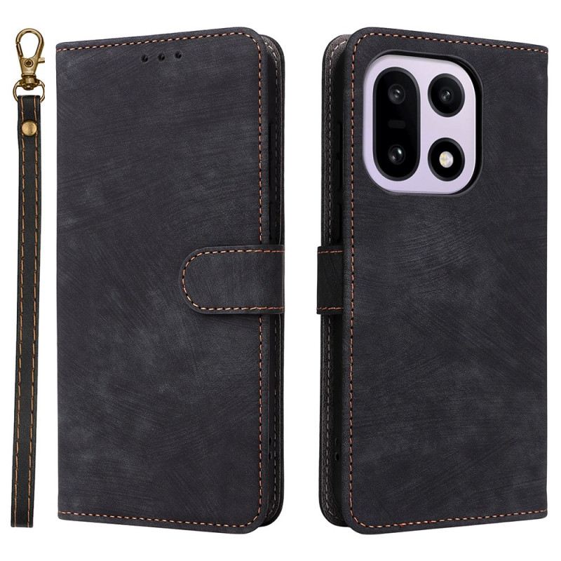 Lederhüllen Oneplus 15 Wildlederoptik Mit Riemen