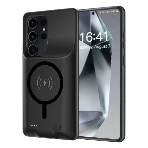 Externes Akkucase (10000 Mah) Für Samsung Galaxy S25 Ultra Mit Magnetischer Befestigung