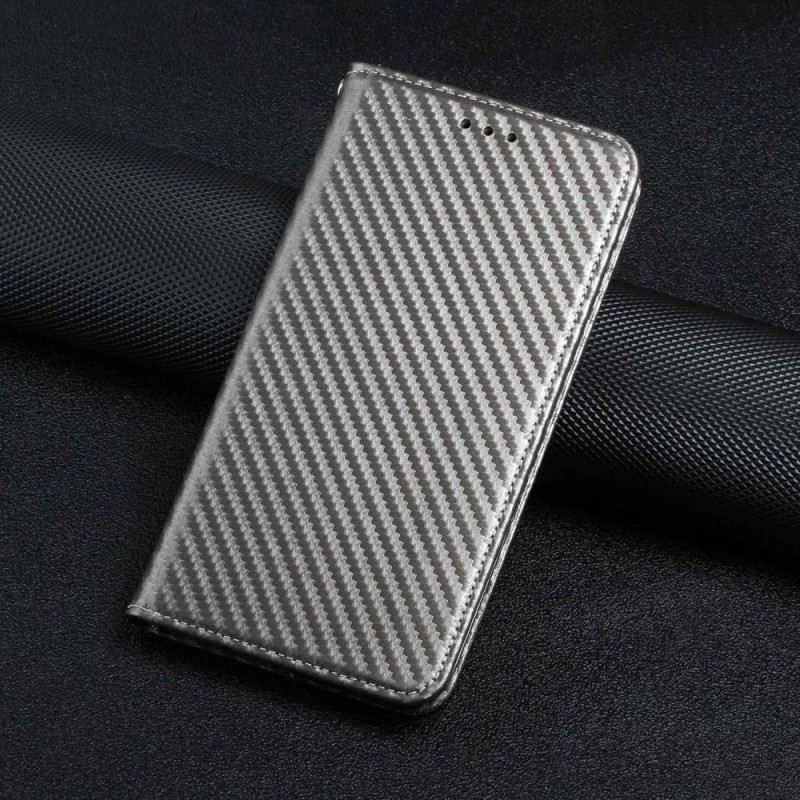 Flip Case Samsung Galaxy S25 Ultra 5g Handyhülle Carbonfaser Mit Riemen