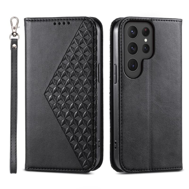 Flip Case Samsung Galaxy S25 Ultra 5g Rautenmuster