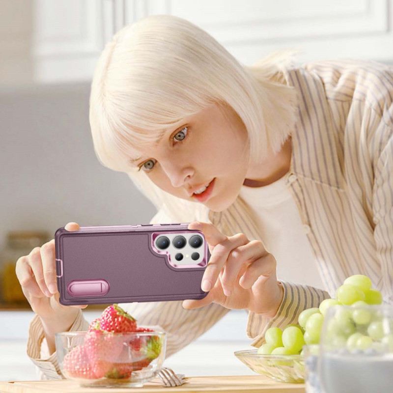 Hülle Für Samsung Galaxy S25 Ultra 5g 3-in-1-schutz Mit Ständer