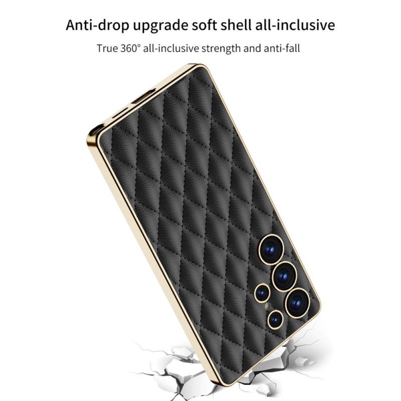 Hülle Für Samsung Galaxy S25 Ultra 5g Gestepptes Gkk