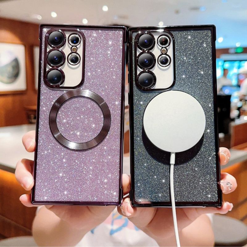 Hülle Für Samsung Galaxy S25 Ultra 5g Magsafe-kompatibel Glitzer