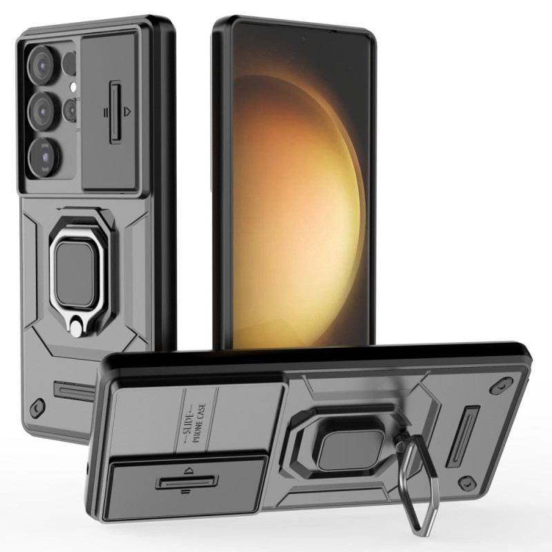 Hülle Für Samsung Galaxy S25 Ultra 5g Robuster Ring Mit Linsenschutz
