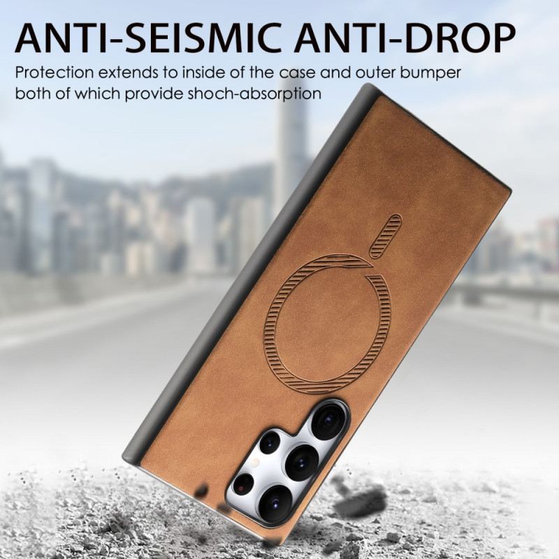 Hülle Für Samsung Galaxy S25 Ultra 5g Vintage Magsafe-kompatibel