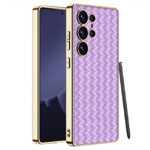 Hülle Samsung Galaxy S25 Ultra 5g Gewebte Struktur