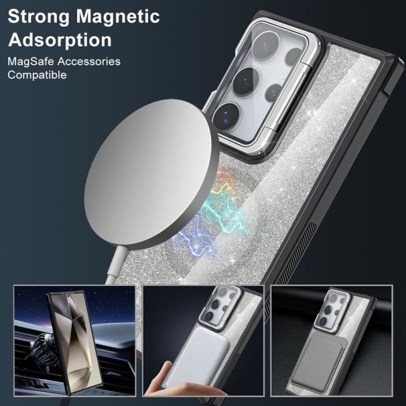 Hülle Samsung Galaxy S25 Ultra 5g Glitzer Mit Integriertem Ständer