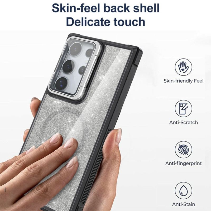 Hülle Samsung Galaxy S25 Ultra 5g Glitzer Mit Integriertem Ständer