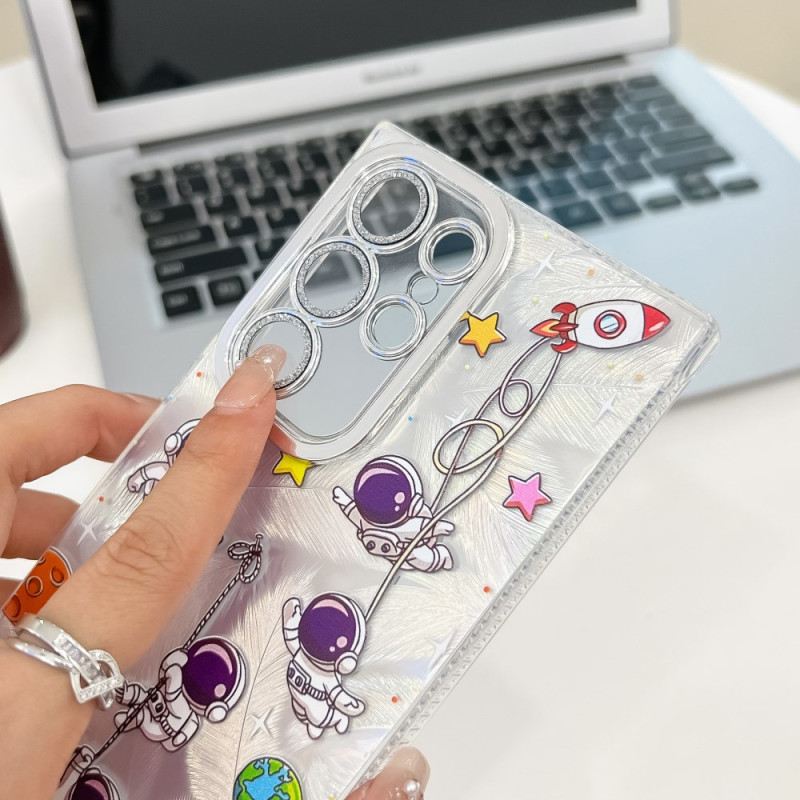 Hülle Samsung Galaxy S25 Ultra 5g Handyhülle Lustige Tiere Mit Linsenschutz