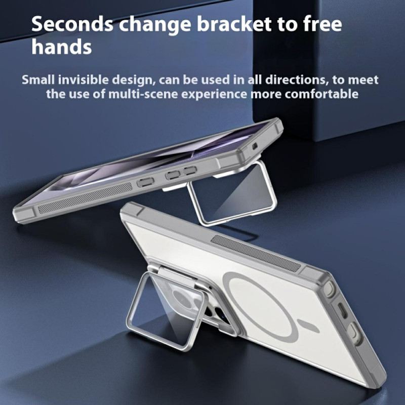 Hülle Samsung Galaxy S25 Ultra 5g Handyhülle Magsafe-kompatibel Mattes Anti-fingerprint-design Mit Ständer