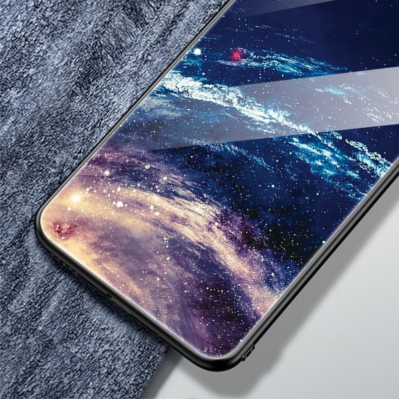 Hülle Samsung Galaxy S25 Ultra 5g Handyhülle Milchstraße Aus Gehärtetem Glas