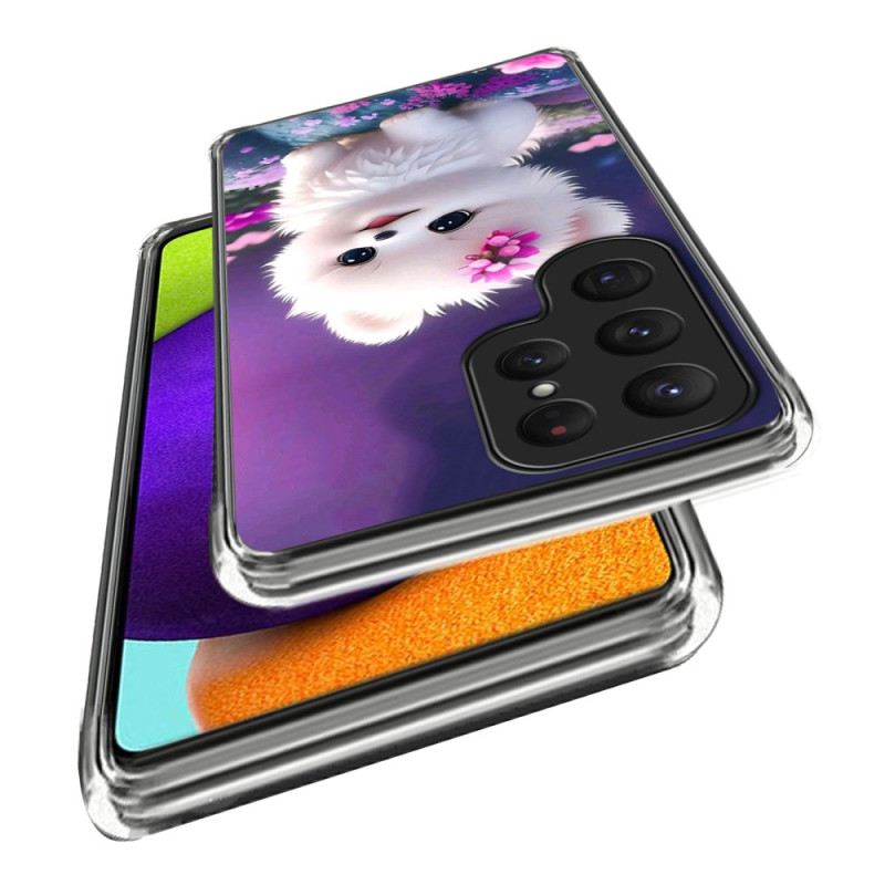 Hülle Samsung Galaxy S25 Ultra 5g Handyhülle Weißer Welpe