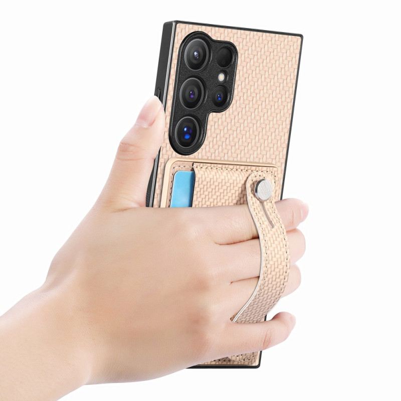 Hülle Samsung Galaxy S25 Ultra 5g Kartenhalter Und Tragegurt-ständer