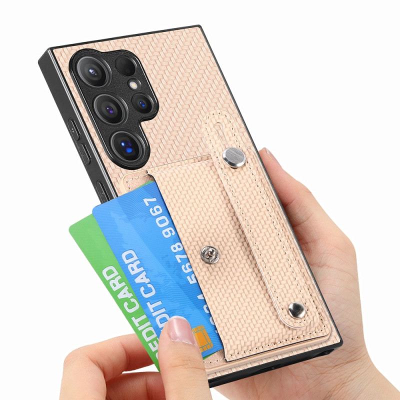 Hülle Samsung Galaxy S25 Ultra 5g Kartenhalter Und Tragegurt-ständer