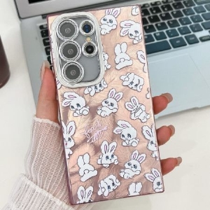 Hülle Samsung Galaxy S25 Ultra 5g Lustige Häschen Mit Linsenschutz