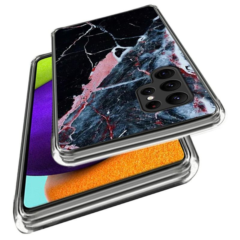 Hülle Samsung Galaxy S25 Ultra 5g Schwarzer Marmor