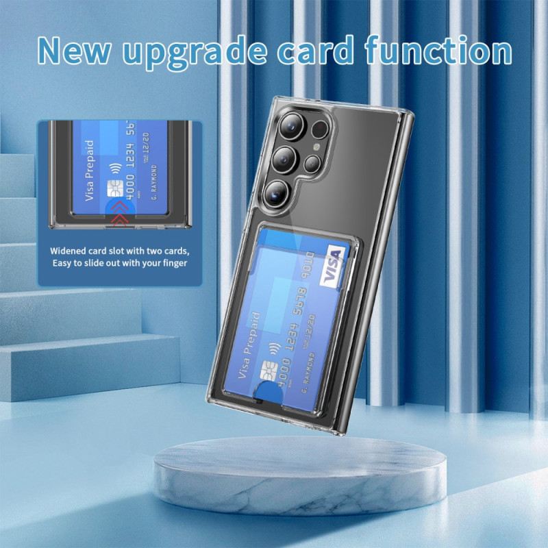Hülle Samsung Galaxy S25 Ultra 5g Transparent Mit Kartenhalter