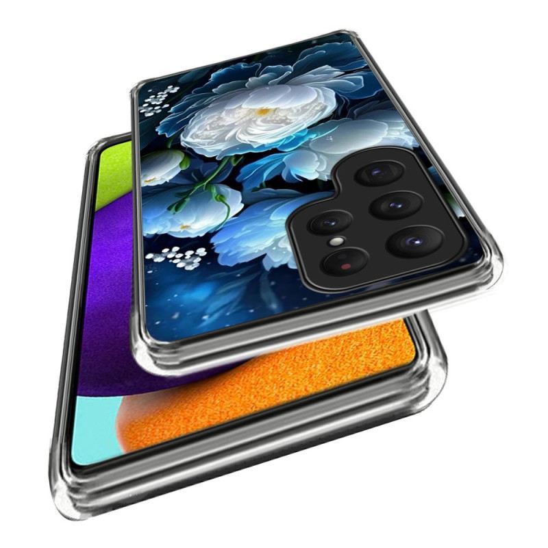 Hülle Samsung Galaxy S25 Ultra 5g Weiße Pfingstrose