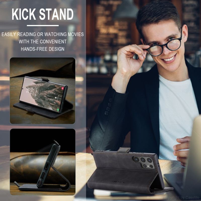 Lederhüllen Für Samsung Galaxy S25 Ultra 5g Etui In Wildlederoptik