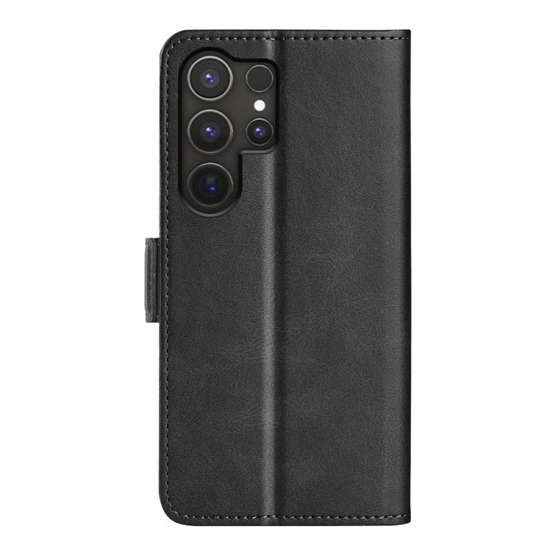 Lederhüllen Samsung Galaxy S25 Ultra 5g Doppelverschluss