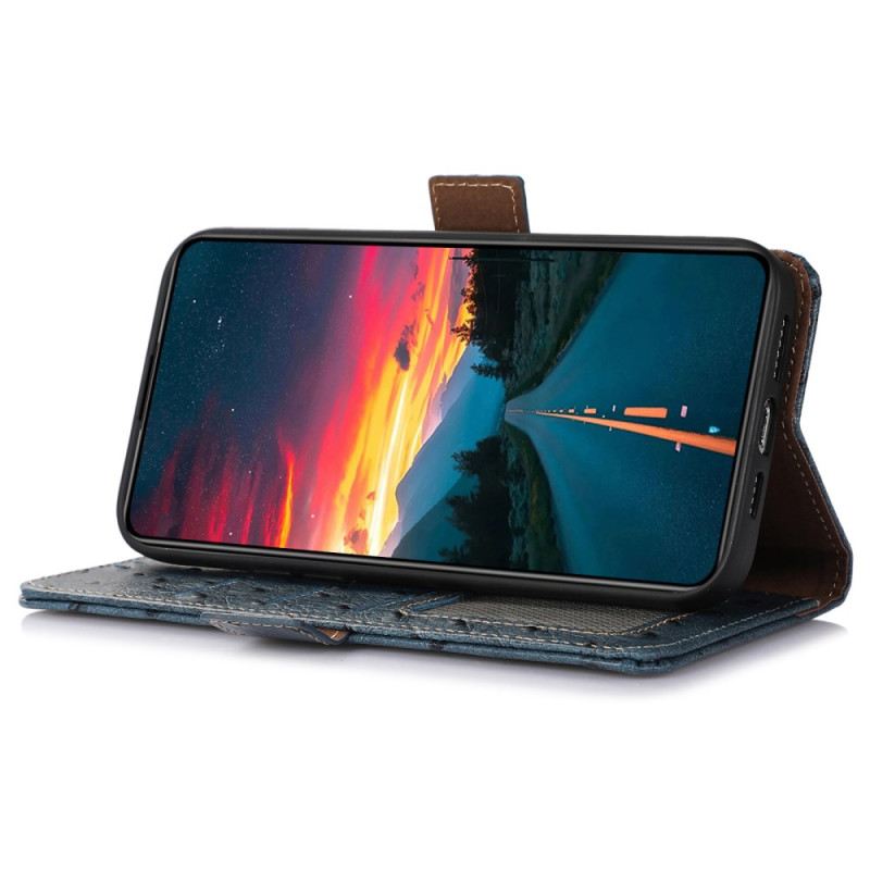 Lederhüllen Samsung Galaxy S25 Ultra 5g Echtleder Mit Rfid-blockierung