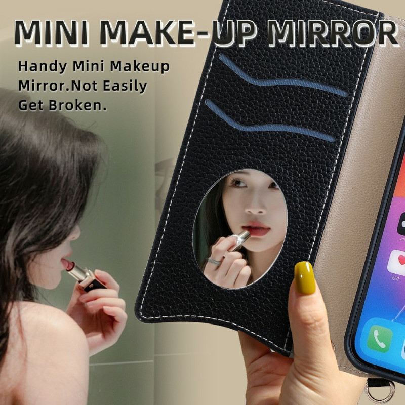 Lederhüllen Samsung Galaxy S25 Ultra 5g Geldbörse Mit Kette