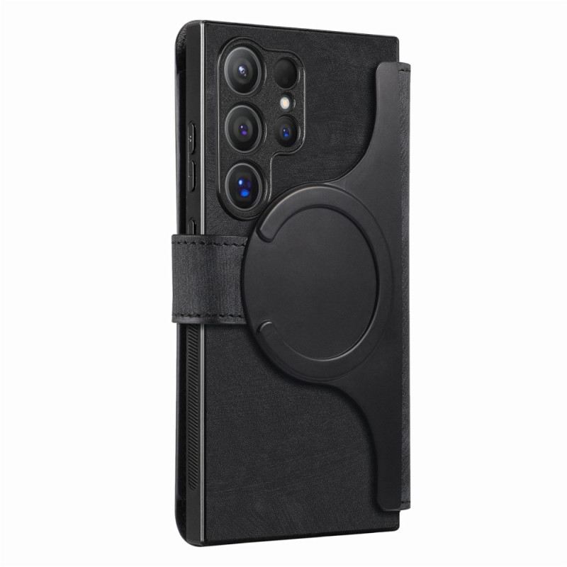 Lederhüllen Samsung Galaxy S25 Ultra 5g Handyhülle Abnehmbare Magnetische Rfid-schutzhülle