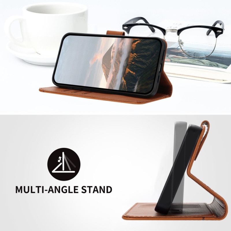 Lederhüllen Samsung Galaxy S25 Ultra 5g Handyhülle Dreieckiges Muster