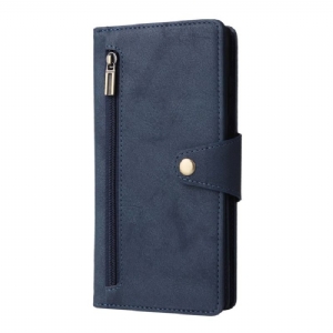 Lederhüllen Samsung Galaxy S25 Ultra 5g Handyhülle Geldbörse In Wildlederoptik Mit Riemen