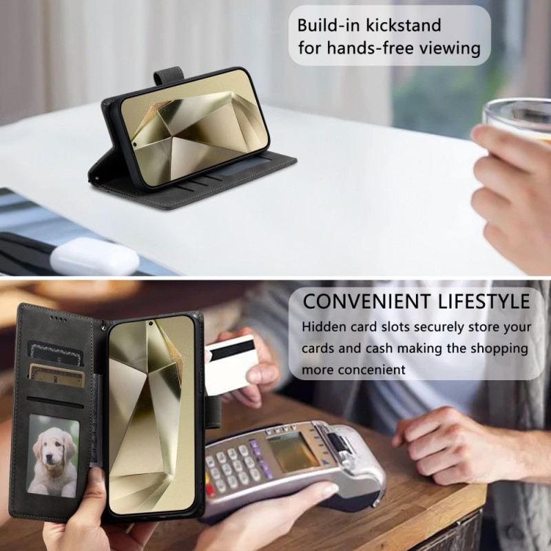 Lederhüllen Samsung Galaxy S25 Ultra 5g Mandala In Wildlederoptik