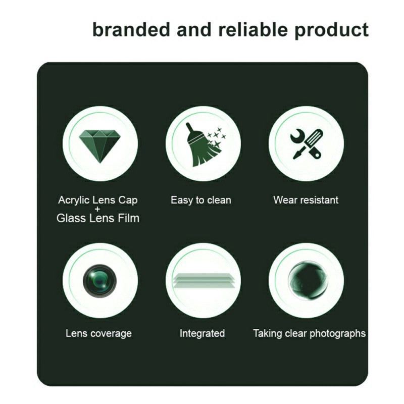 Linsenschutz Aus Gehärtetem Glas Für Samsung Galaxy S25 Ultra 5g (schwarze Version)