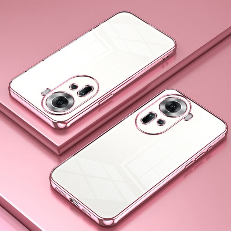 Hülle Für Oppo Reno 11 5g Transparente Metallkanten