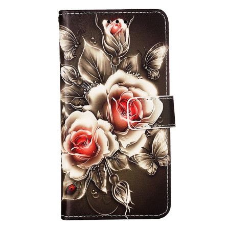 Lederhüllen Für Oppo Reno 11 5g Riemenrosen