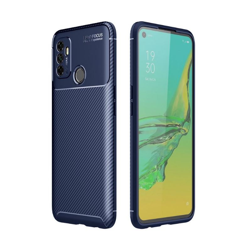 Hülle Für Oppo A53 Kohlefaser-effekt