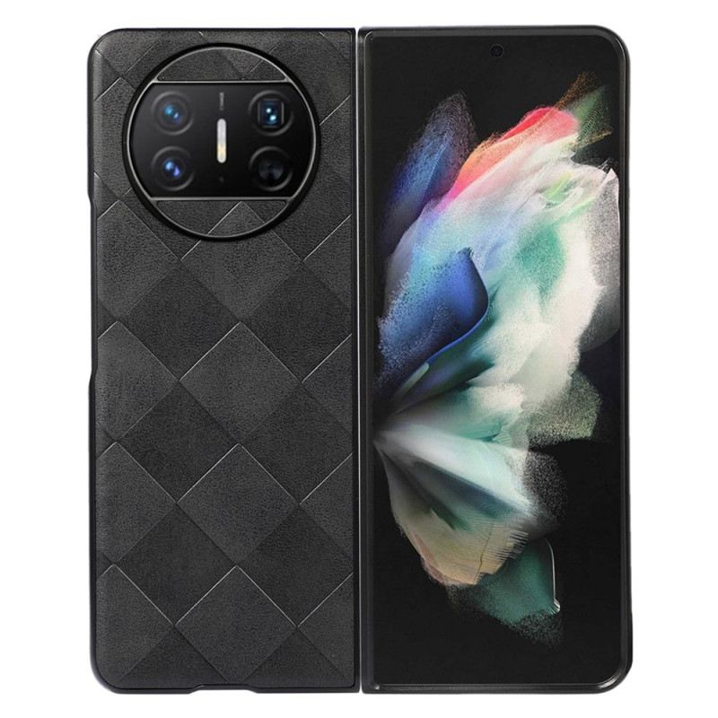 Hülle Huawei Mate X3 Handyhülle Kunstleder Mit Karomuster