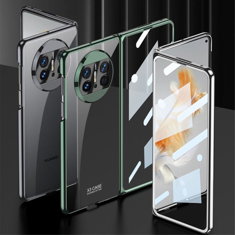 Hülle Huawei Mate X3 Handyhülle Transparent Mit Gkk-glasschutzfolie