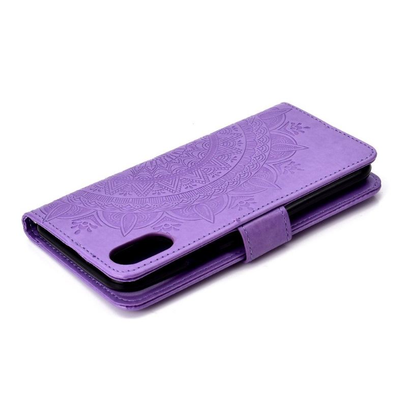 Lederhüllen Für Xiaomi Redmi 9A Anti-Sturz Relief-mandala