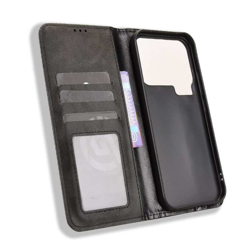 Flip Case Für Xiaomi 17 Pro Vintage-rahmen