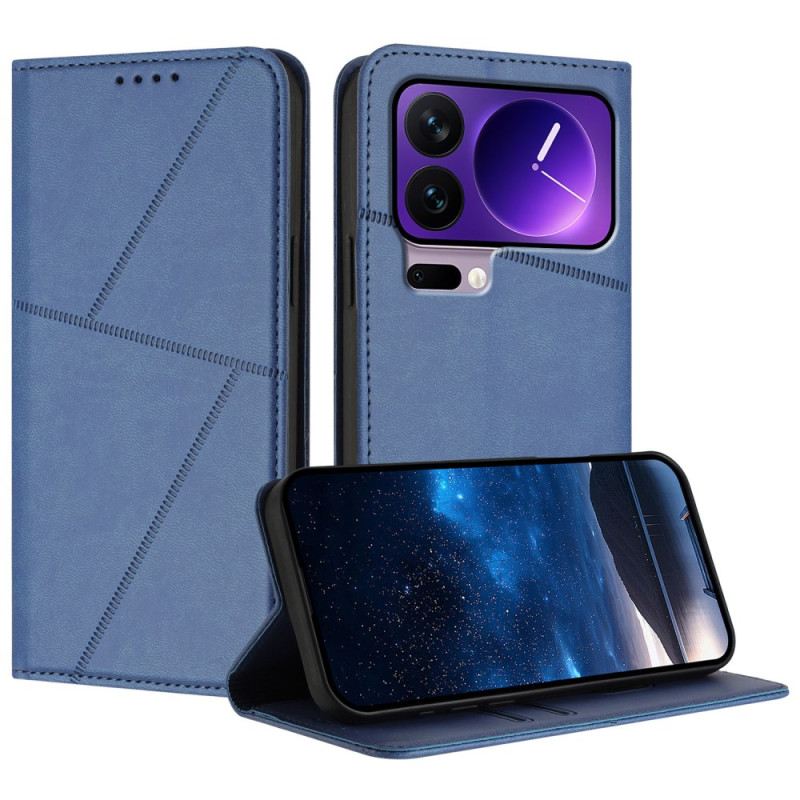 Flip Case Xiaomi 17 Pro Handyhülle Liniendesign