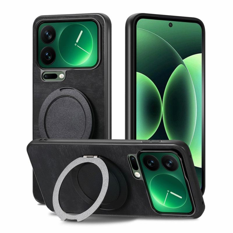 Hülle Für Xiaomi 17 Pro Drehbar Ständer Und Retro-lederoptik