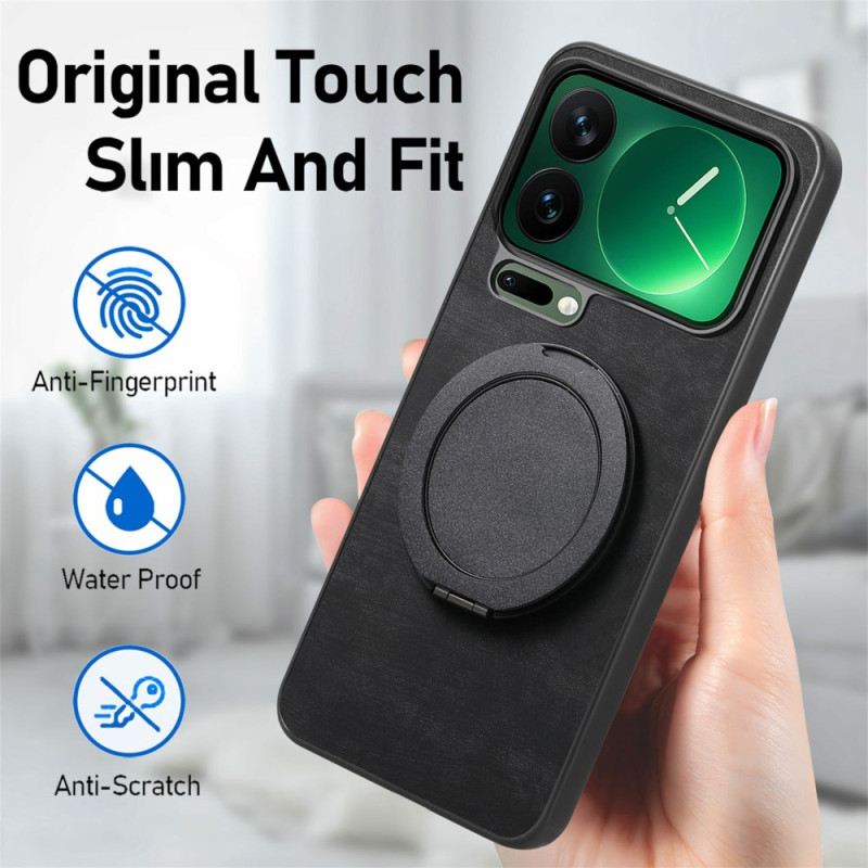 Hülle Für Xiaomi 17 Pro Drehbar Ständer Und Retro-lederoptik