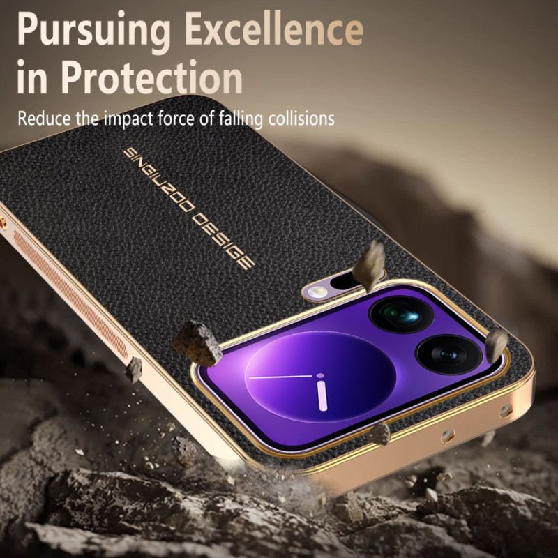 Hülle Für Xiaomi 17 Pro Kratzfeste Litschi-prägung