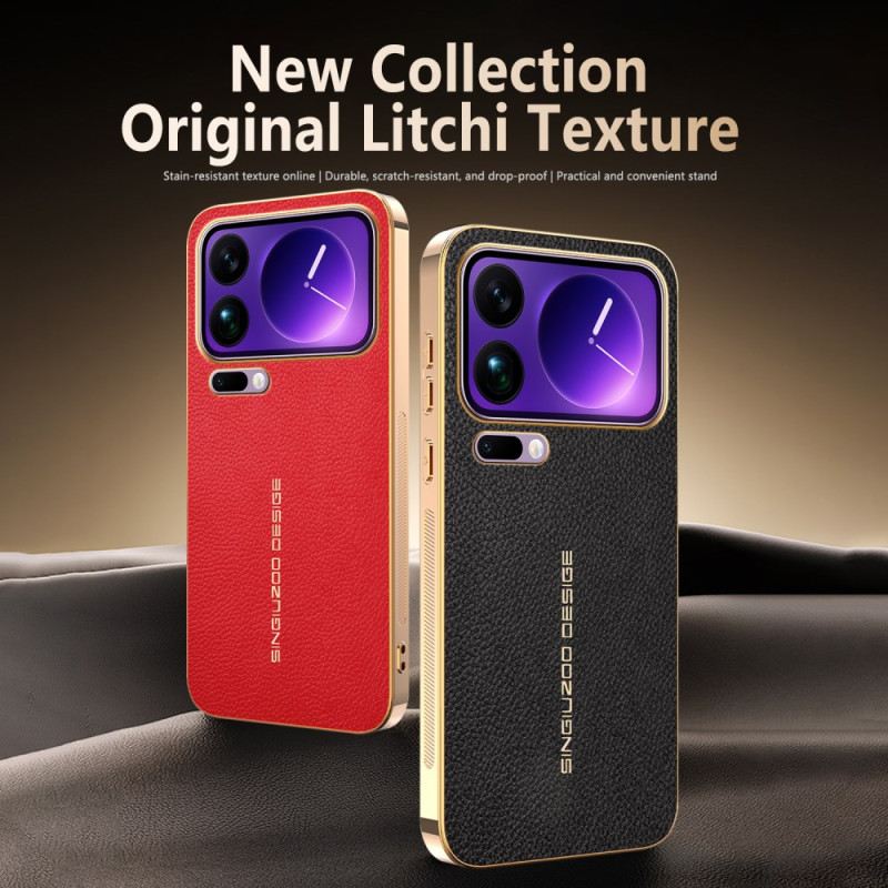 Hülle Für Xiaomi 17 Pro Kratzfeste Litschi-prägung