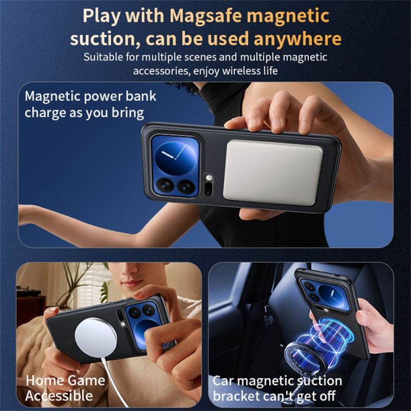 Hülle Für Xiaomi 17 Pro Magnetische Kunstlederhülle