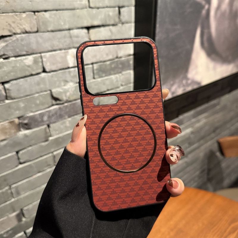 Hülle Xiaomi 17 Pro Handyhülle Magnetische Dreiecks-bergstruktur