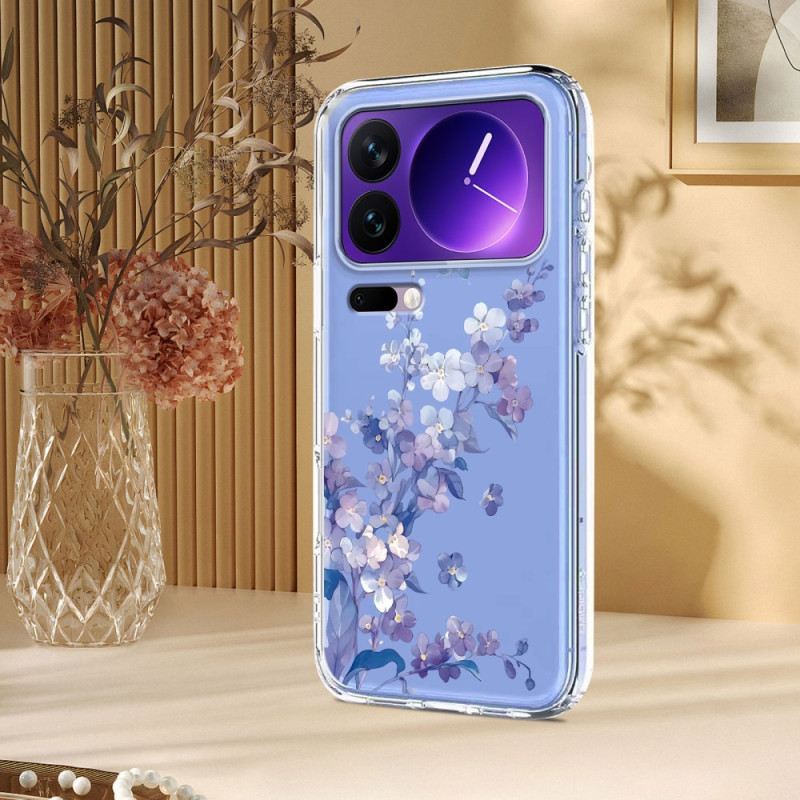 Hülle Xiaomi 17 Pro Handyhülle Transparente Schmetterlinge Und Blumen