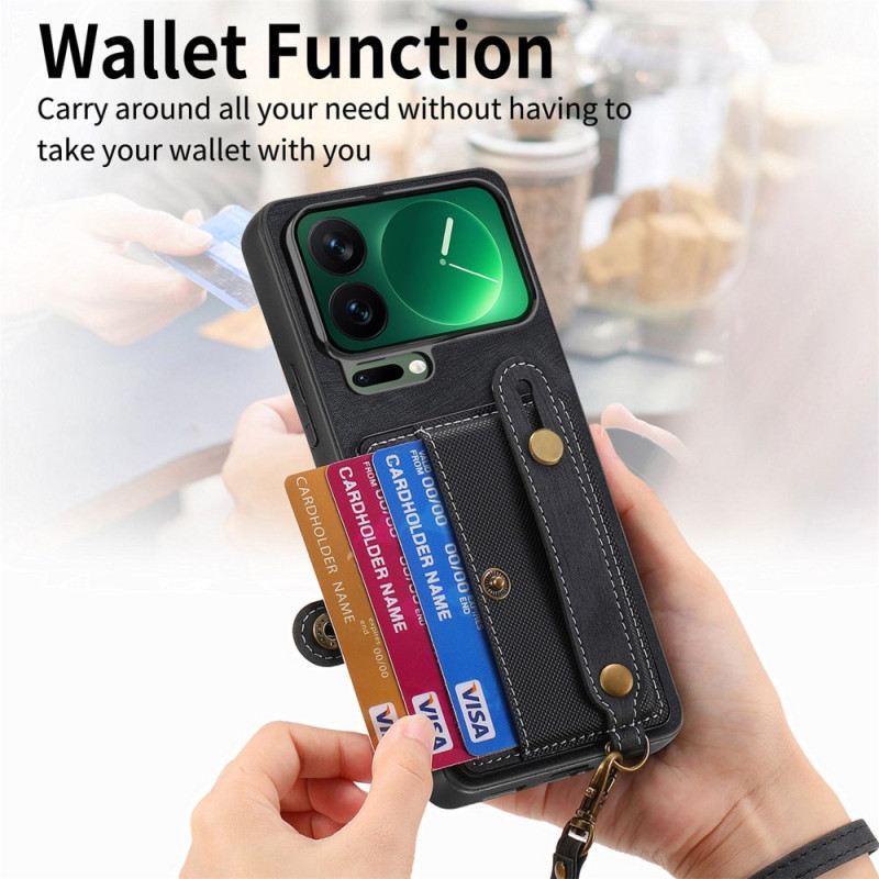 Hülle Xiaomi 17 Pro Kartenfächer Und Riemen