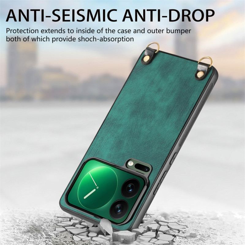 Hülle Xiaomi 17 Pro Kunstleder Im Retro-stil