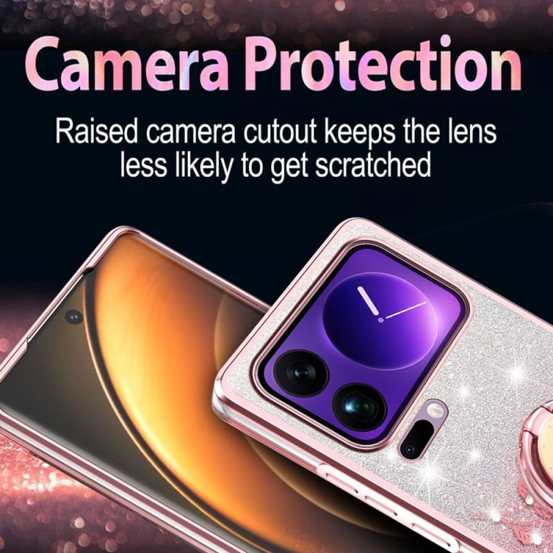 Hülle Xiaomi 17 Pro Strass-ringständer