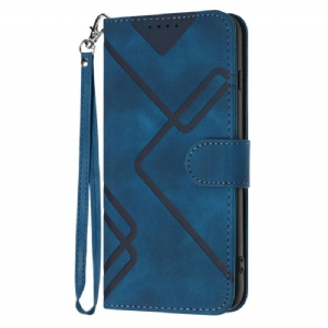 Lederhüllen Für Xiaomi 17 Pro Geometrische Muster